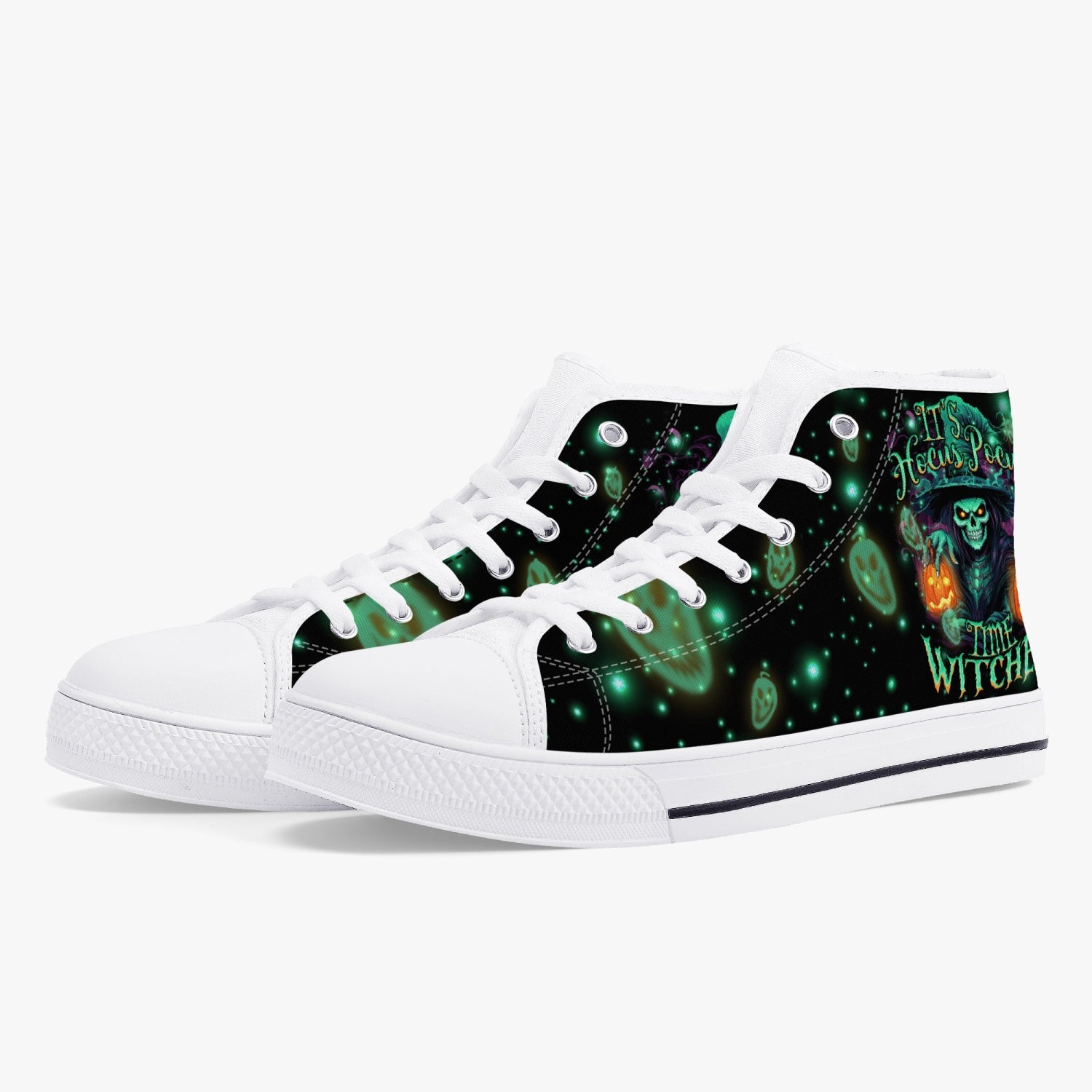 HOCUS POCUS HALLOWEEN HIGH TOP CANVAS SHOES - TYTD1808236