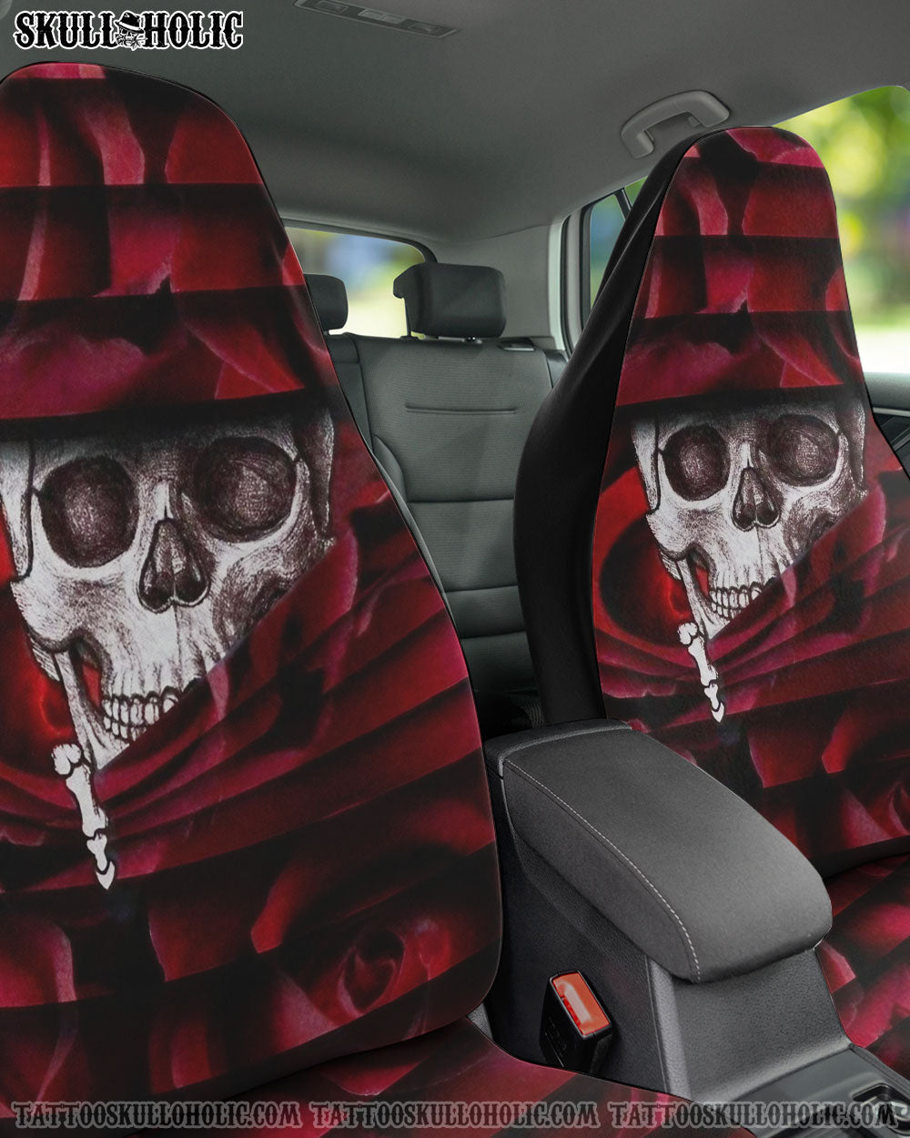 SKULL RED ROSE AUTOMOTIVE - YHLT1308255