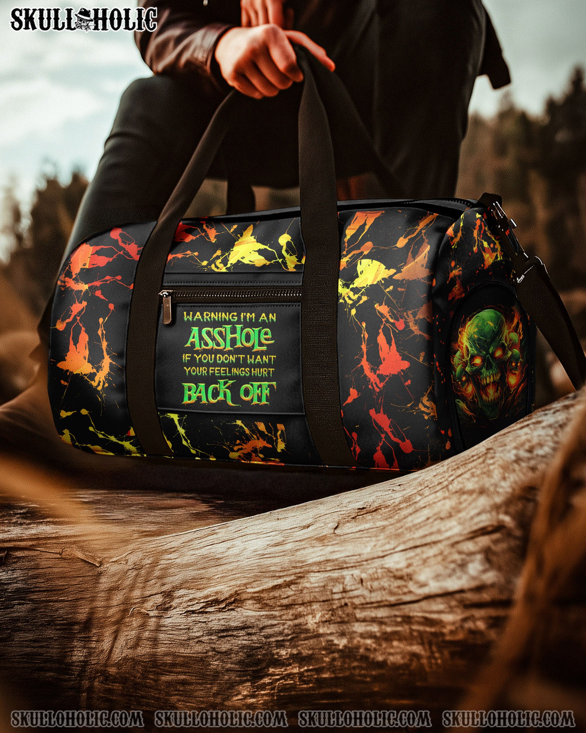 WARNING IM AN A SKULL TRAVELLING BAG - TLNZ2508252