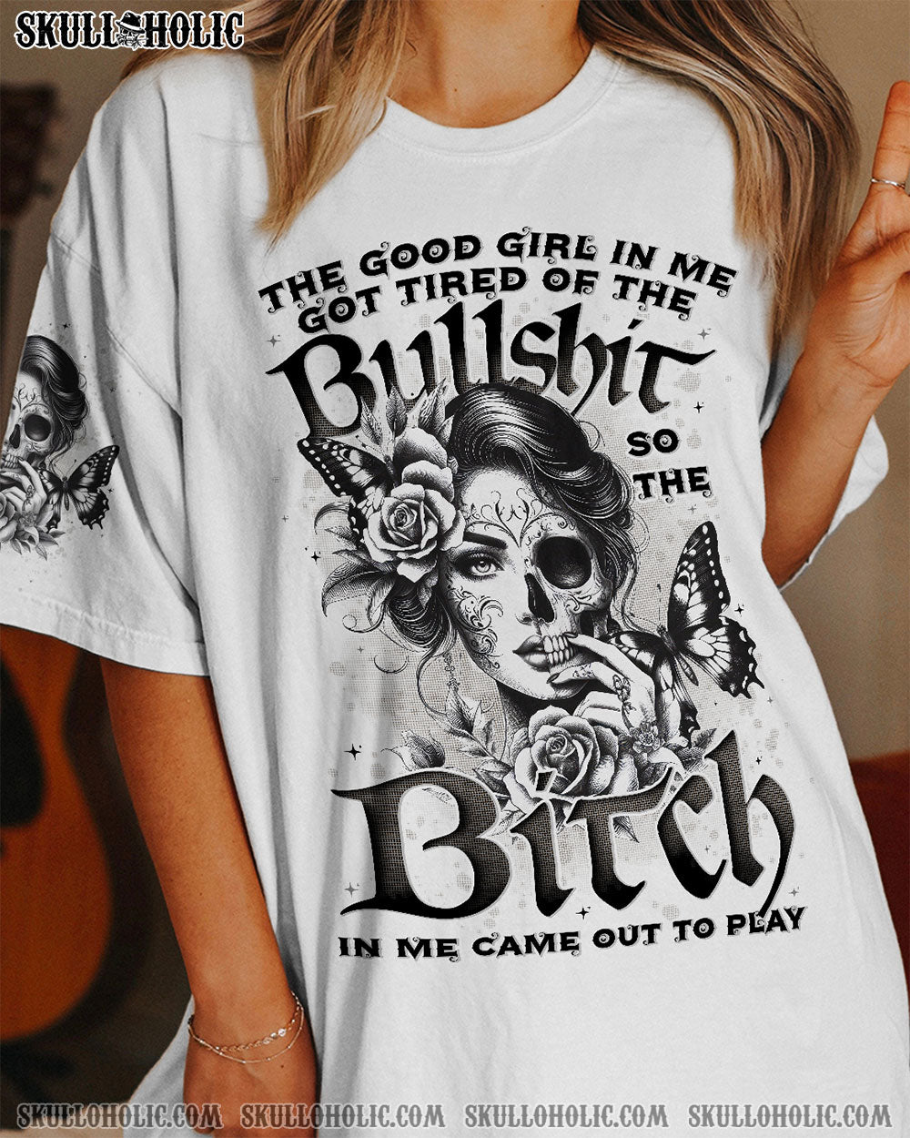 THE GOOD GIRL IN ME COTTON SHIRT - TYTD2210242