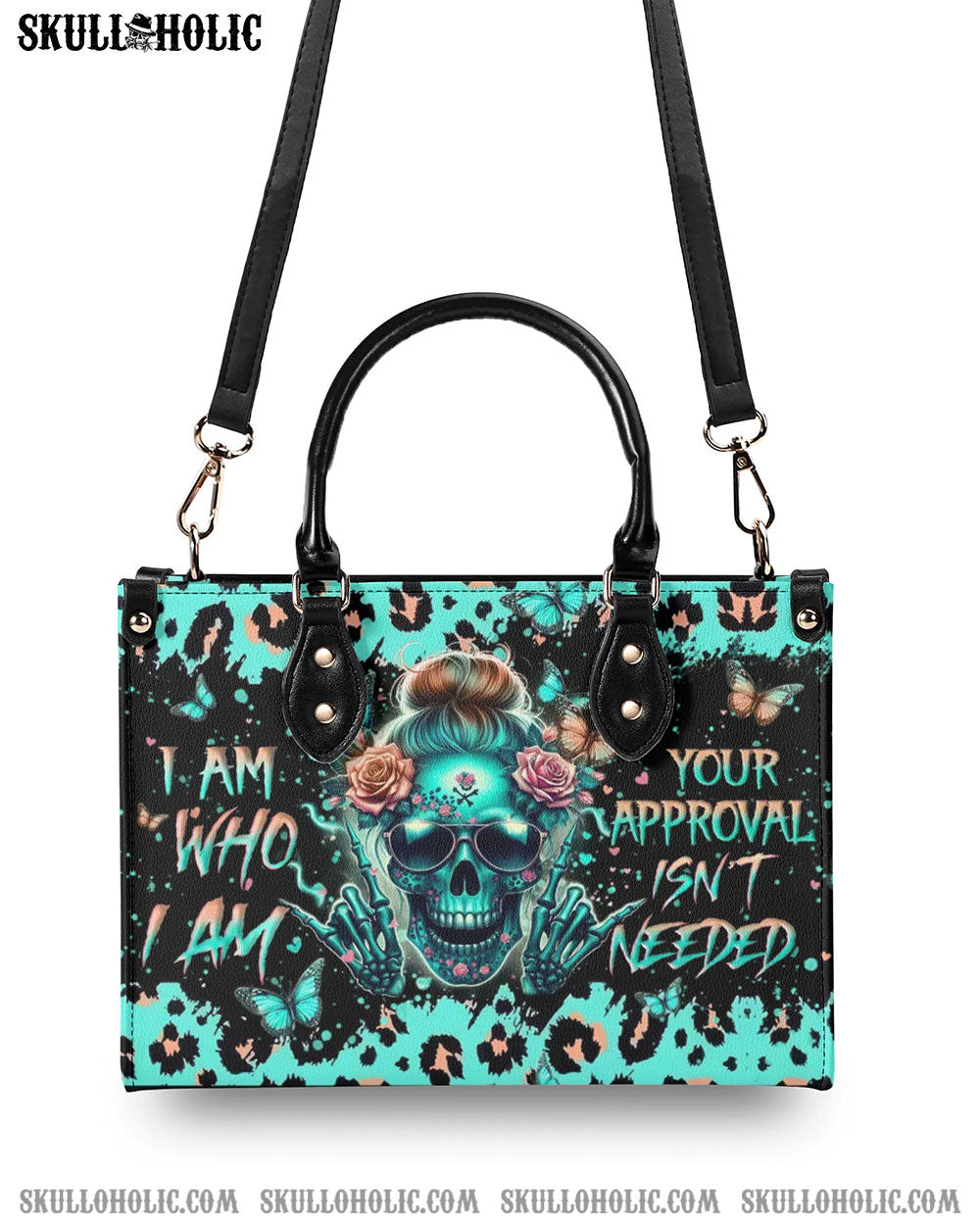 I AM WHO I AM LEATHER HANDBAG - YHHN0207244