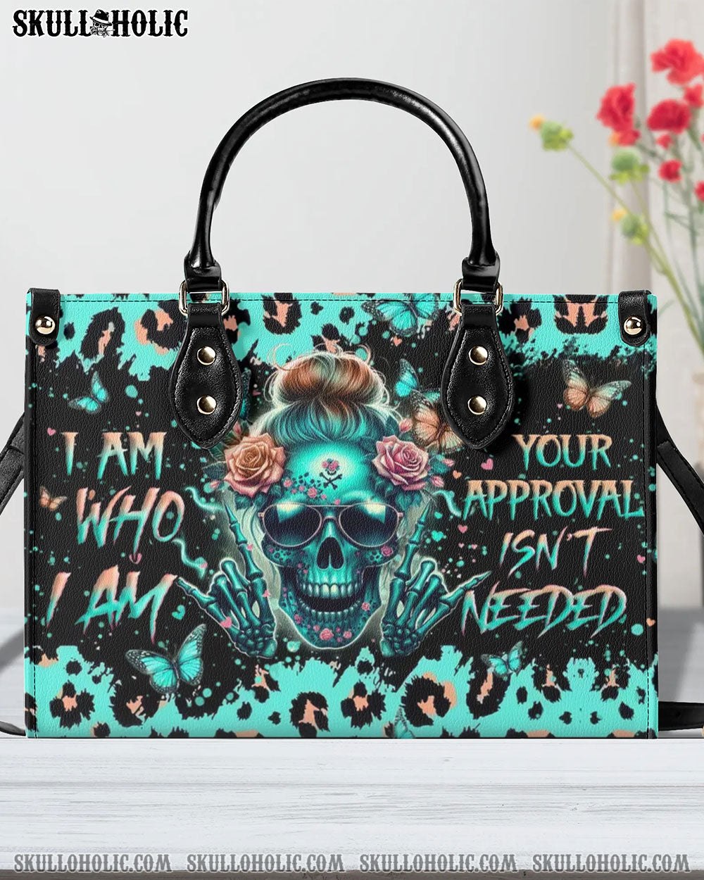 I AM WHO I AM LEATHER HANDBAG - YHHN0207244