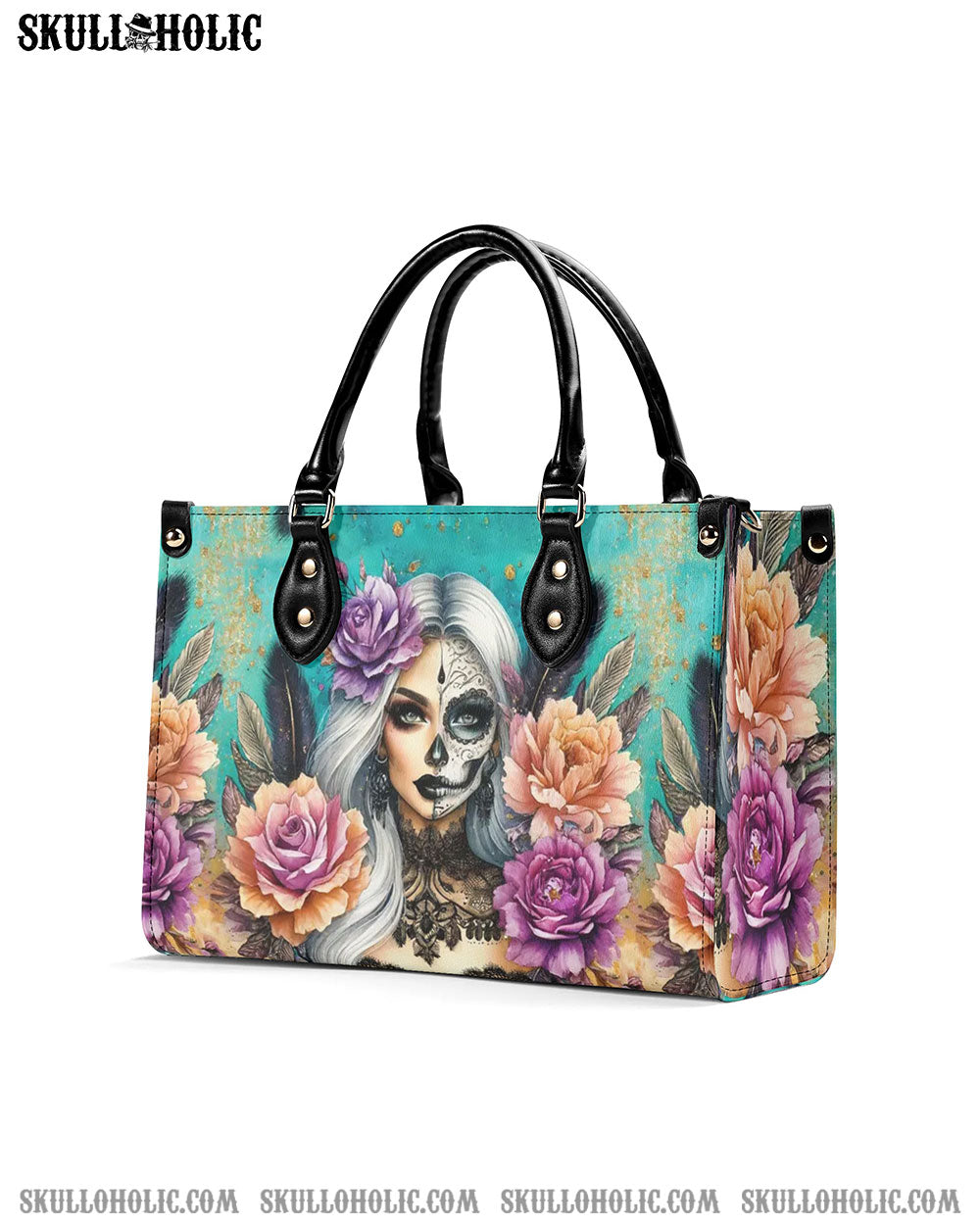 SKULL WOMAN LEATHER HANDBAG - YHHG0807244