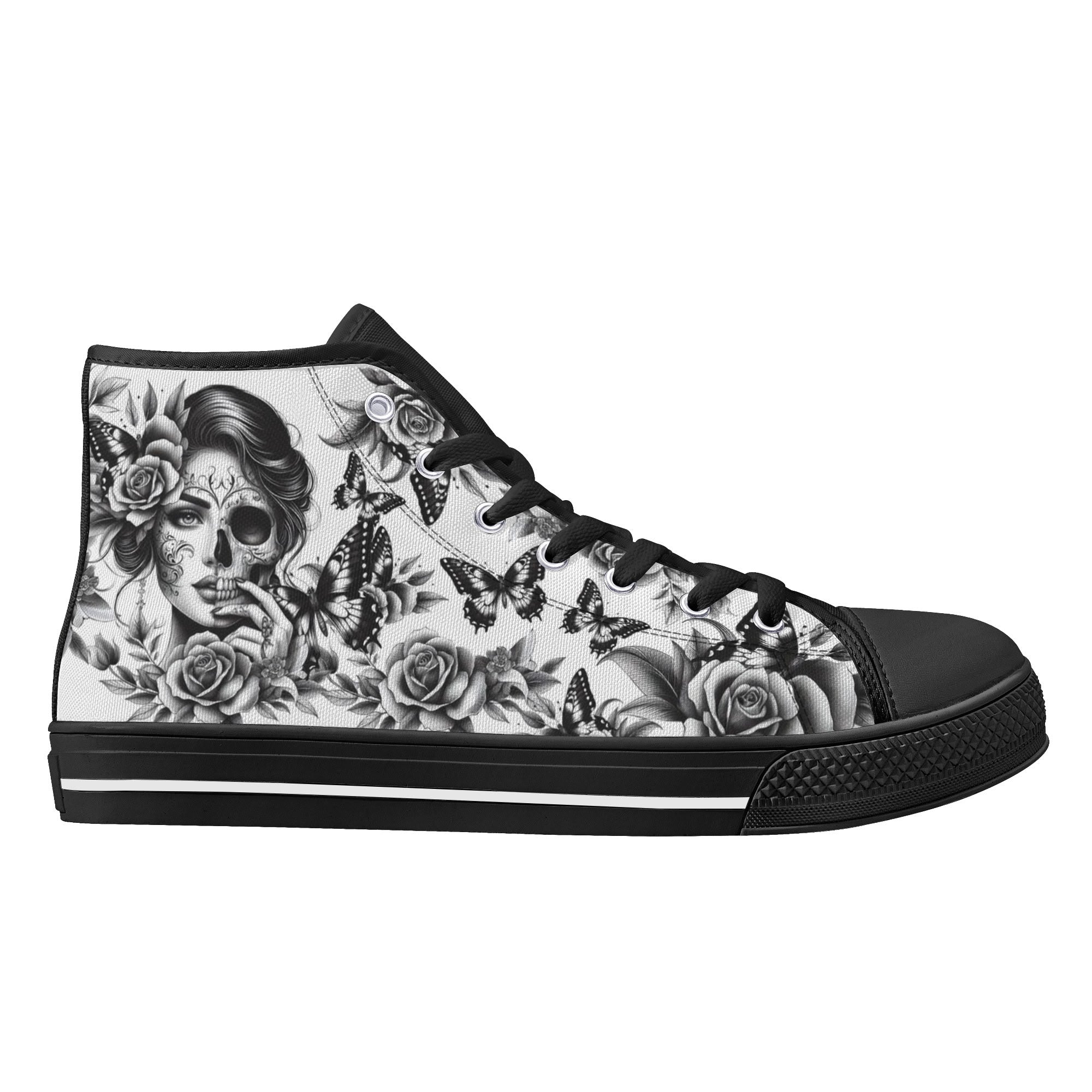 THE GOOD GIRL IN ME HIGHTOP CANVAS SHOES - TYTD2210242