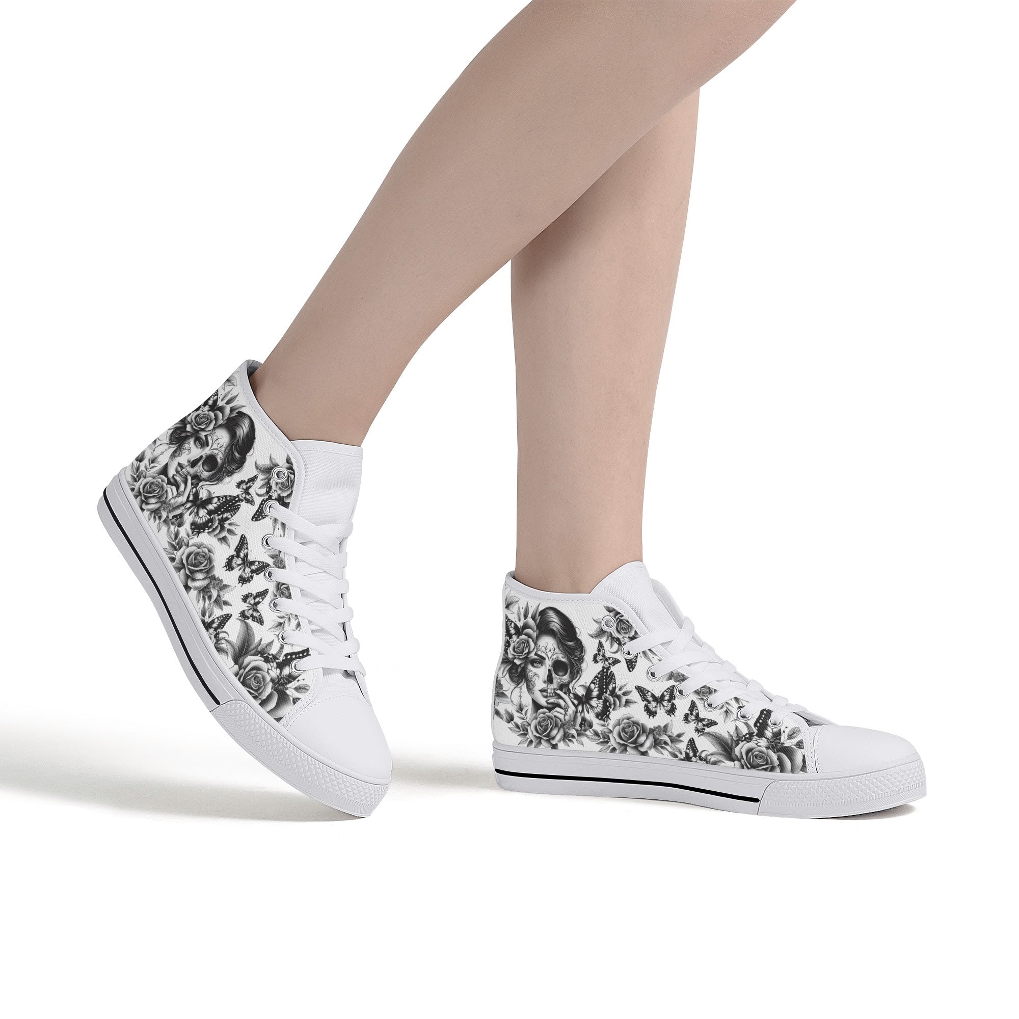 THE GOOD GIRL IN ME HIGHTOP CANVAS SHOES - TYTD2210242