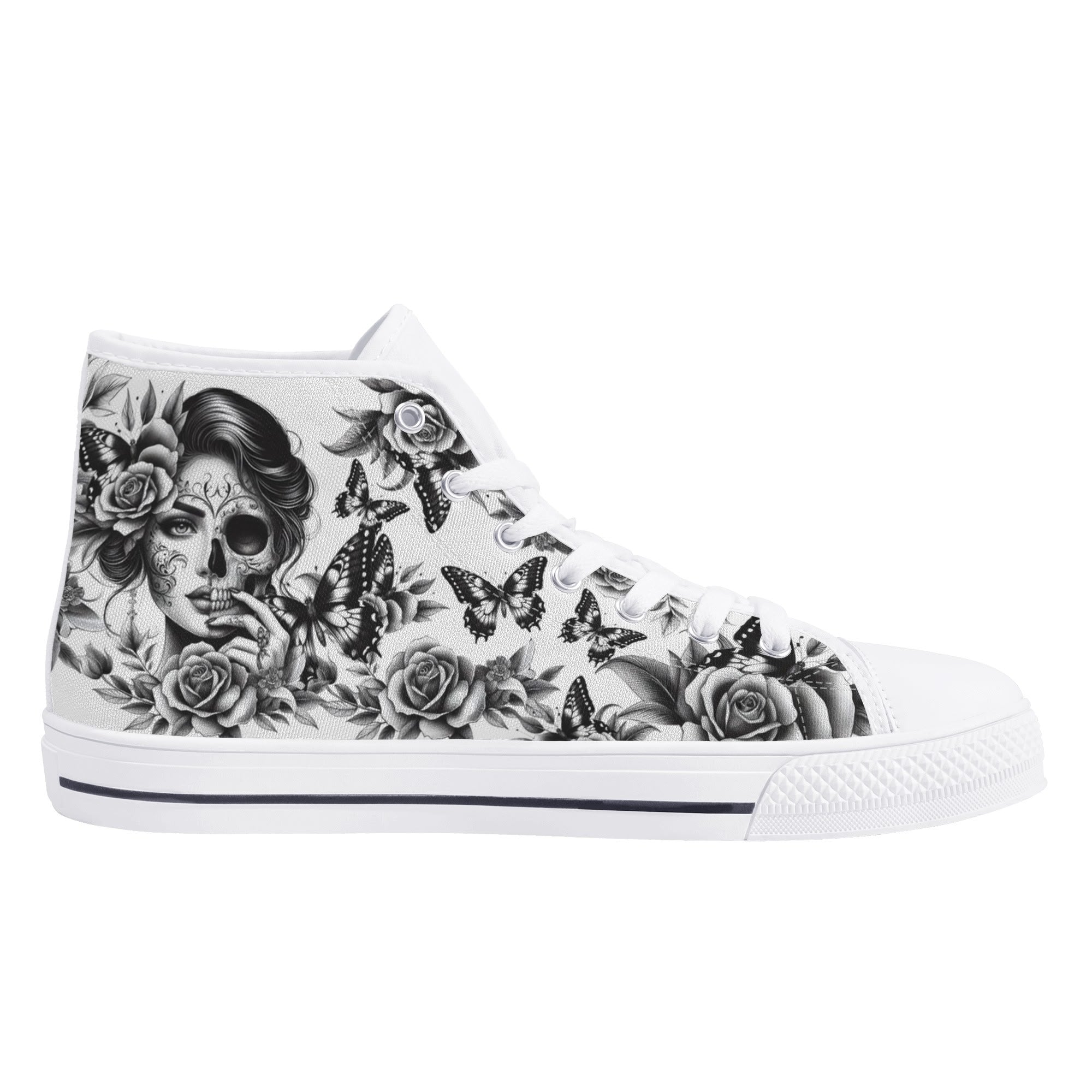 THE GOOD GIRL IN ME HIGHTOP CANVAS SHOES - TYTD2210242