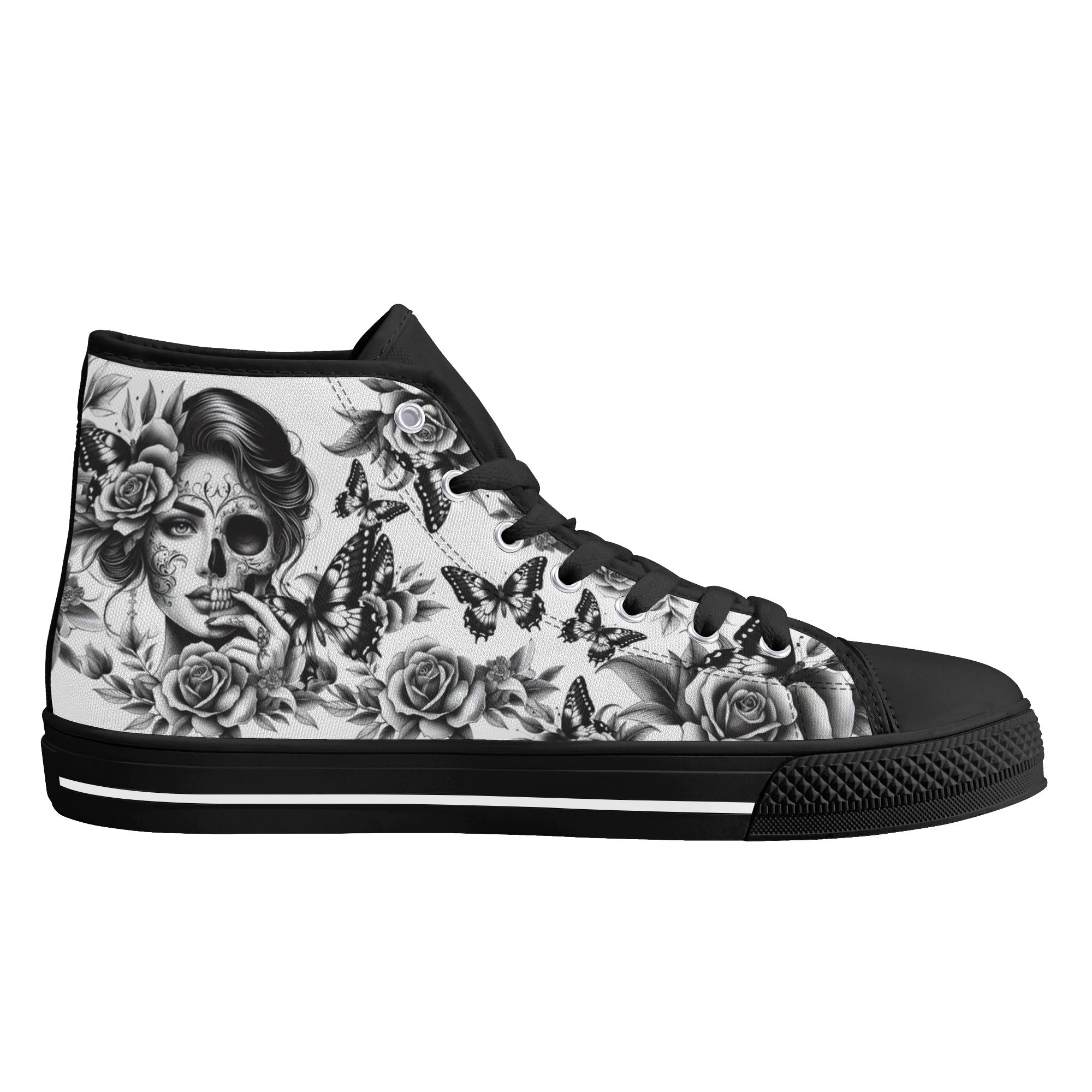 THE GOOD GIRL IN ME HIGHTOP CANVAS SHOES - TYTD2210242