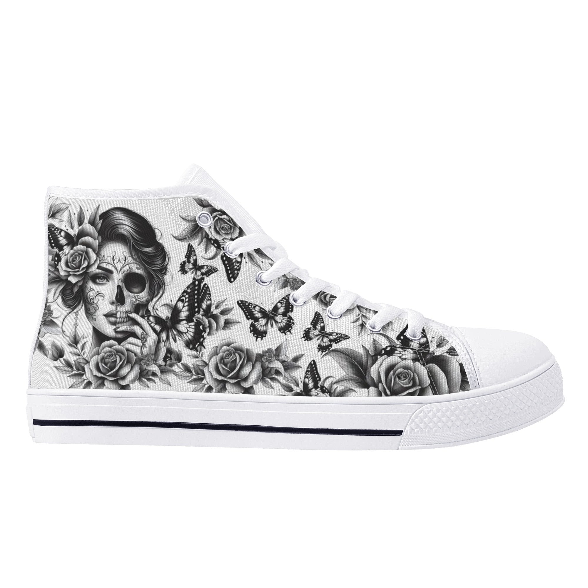 THE GOOD GIRL IN ME HIGHTOP CANVAS SHOES - TYTD2210242