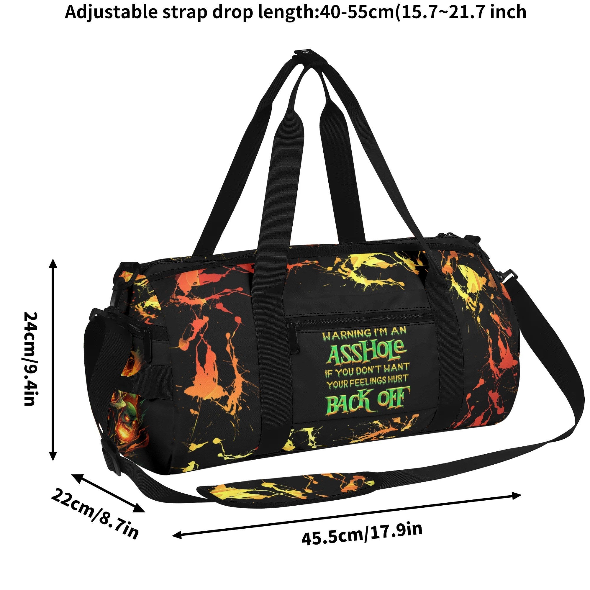 WARNING IM AN A SKULL TRAVELLING BAG - TLNZ2508252