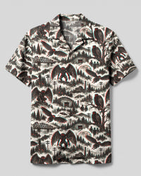 MOTHMAN THE RED EYED LEGEND CAMP SHIRT - TLHN1009263