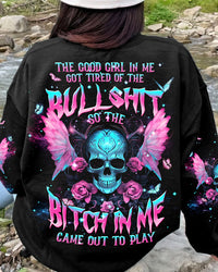 THE GOOD GIRL IN ME SKULL WINGS ALL OVER PRINT - TLNT1512232