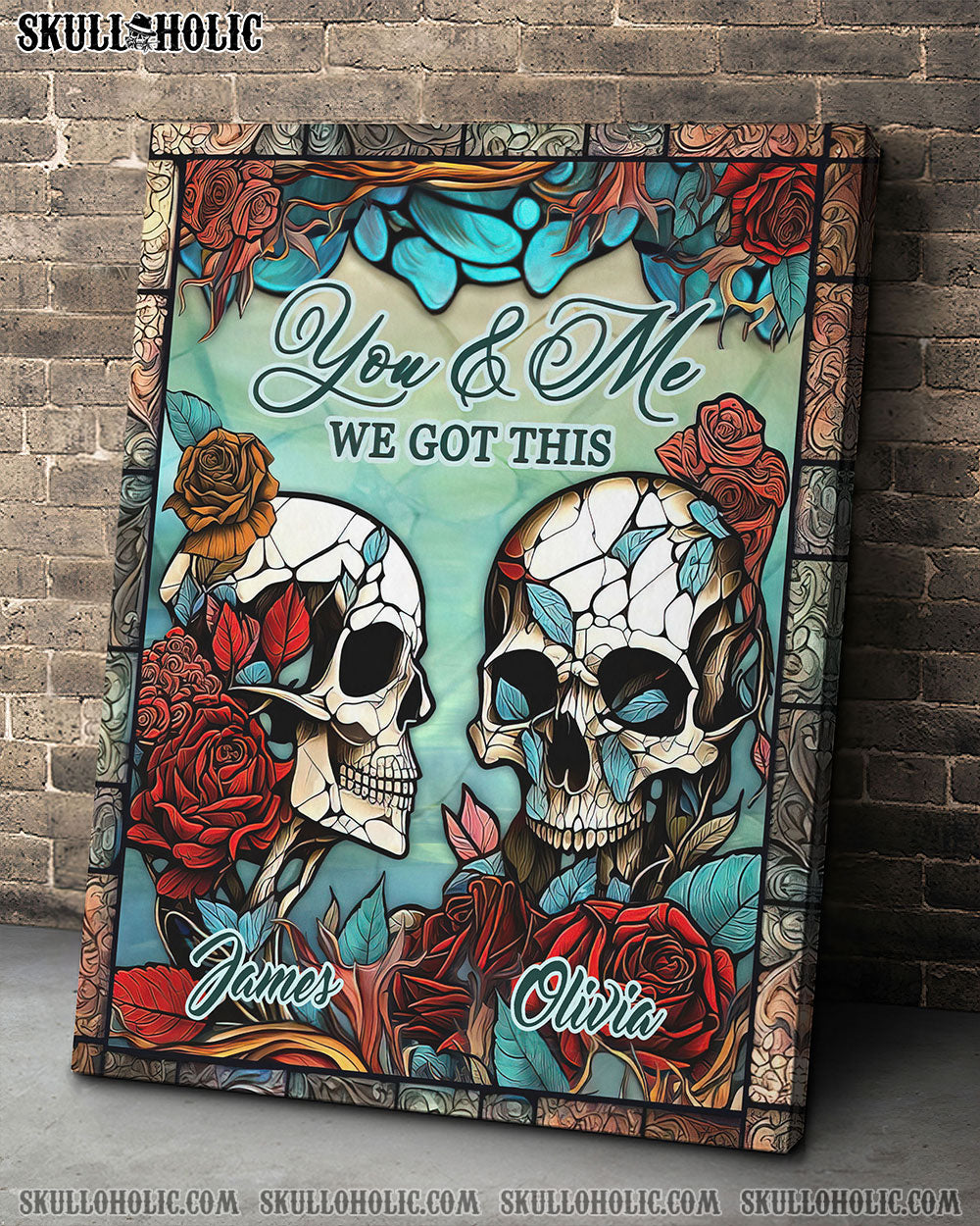 PERSONALIZED YOU AND ME WE GOT THIS CANVAS  - TLTW0301251