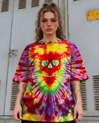 DEMON SKULL TIE DYE  ALL OVER PRINT - TLNT1012251