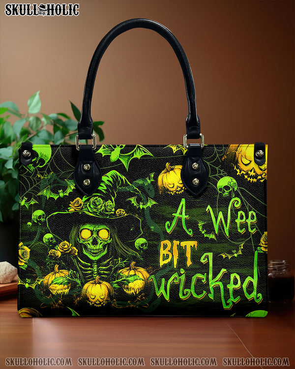 A WEE BIT WICKED LEATHER HANDBAG - TYQY2708242