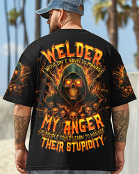 WELDER I WOULDN'T HAVE TO MANAGE MY ANGER SKULL ALL OVER PRINT - TLTR2907251
