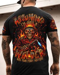 ASSUMING I'M JUST A WELDER SKULL ALL OVER PRINT - TLTR0609252