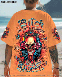 I'M THE F QUEEN SKULL ALL OVER PRINT - YHDU0204253