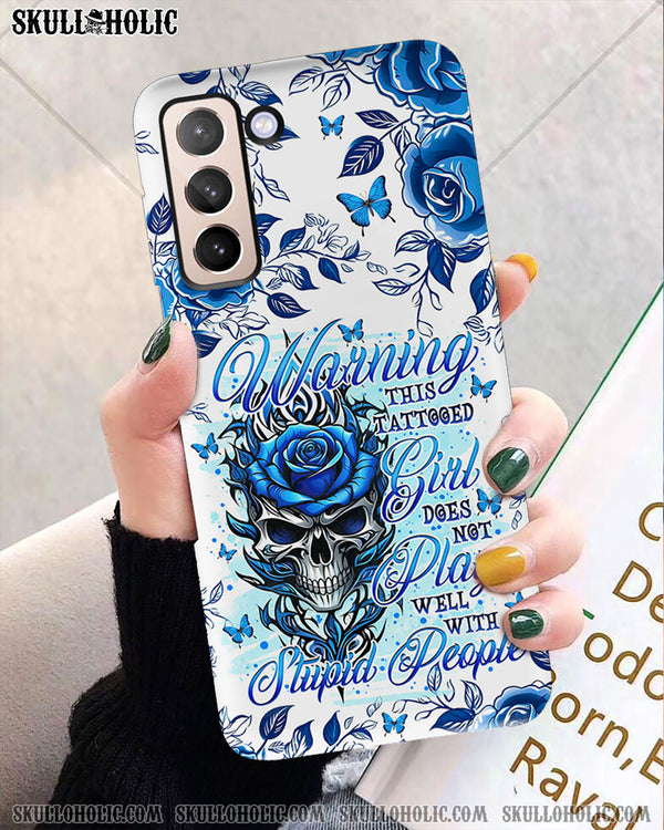 WARNING THIS TATTOOED GIRL PHONE CASE  - TLNO0210243