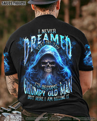 I NEVER DREAMED THAT ONE DAY GRUMPY OLD MAN SKULL ALL OVER PRINT - TLNT1109234