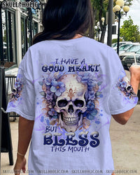 I HAVE A GOOD HEART SKULL FLORAL ALL OVER PRINT - TLNT2109234