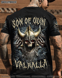 SON OF ODIN VALHALLA VIKING SKULL ALL OVER PRINT - YHLN0204253