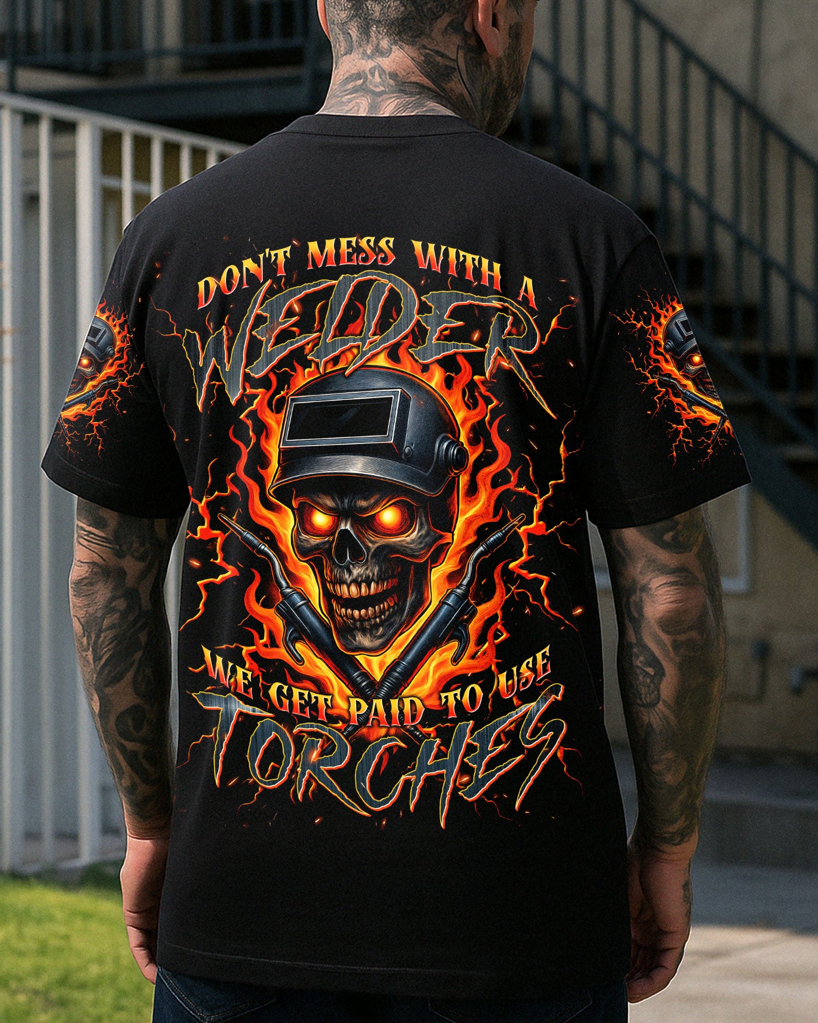 DON'T MESS WITH A WELDER ALL OVER PRINT - TLNT2907252