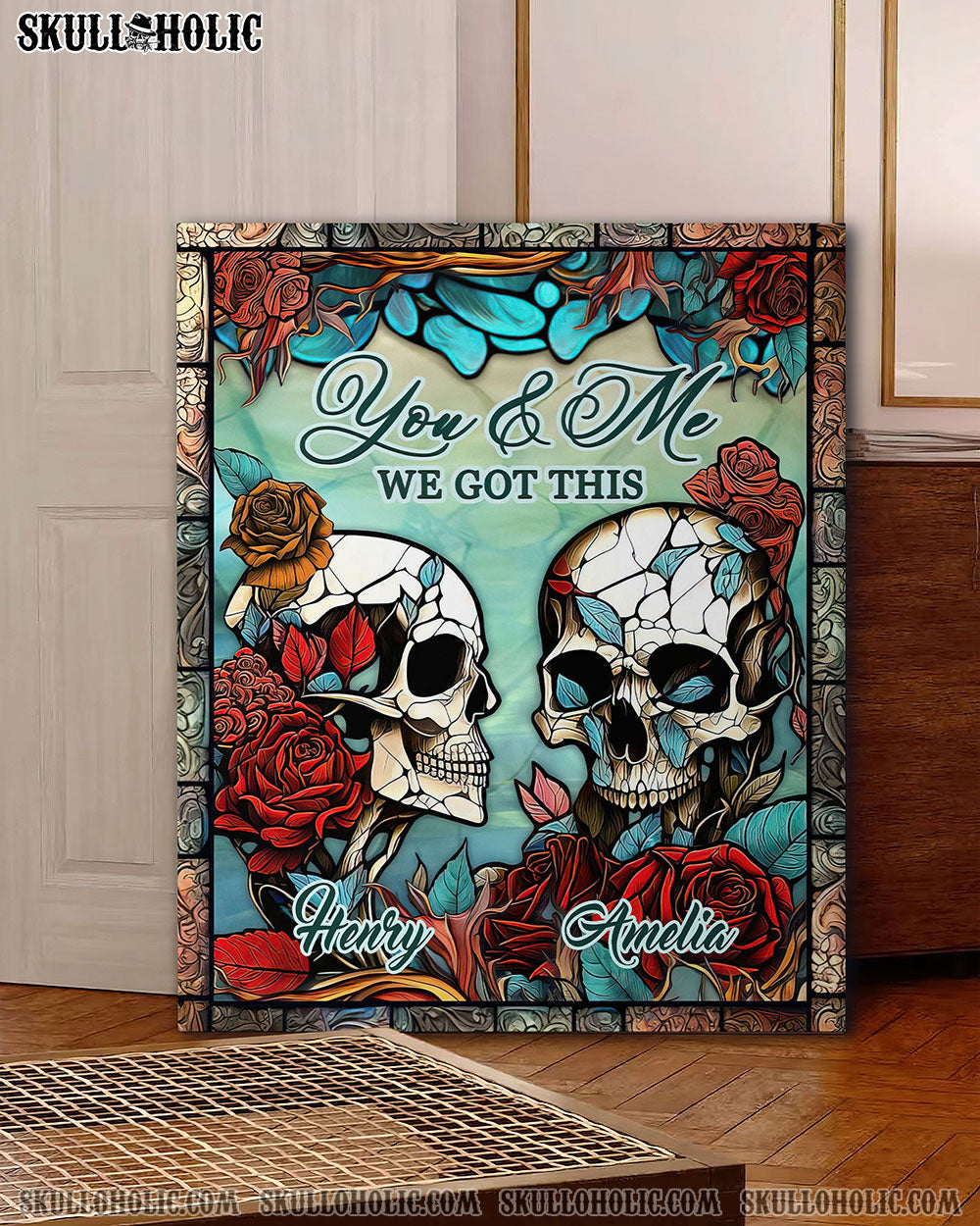 PERSONALIZED YOU AND ME WE GOT THIS CANVAS  - TLTW0301251