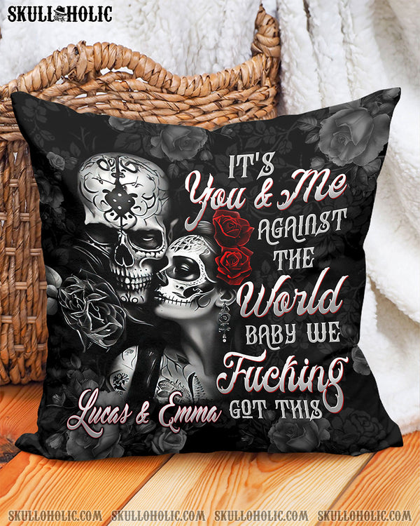 PERSONALIZED IT'S YOU AND ME COUPLE PILLOW  - TLTW0401252