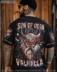 SON OF ODIN VALHALLA VIKING SKULL ALL OVER PRINT - YHHN0404254