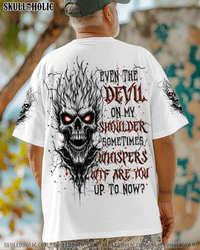 EVEN THE DEVIL ON MY SHOULDER SKULL ALL OVER PRINT   - TLTR0404251