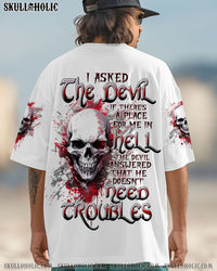 I ASKED THE DEVIL SKULL ALL OVER PRINT - TLTW1803251