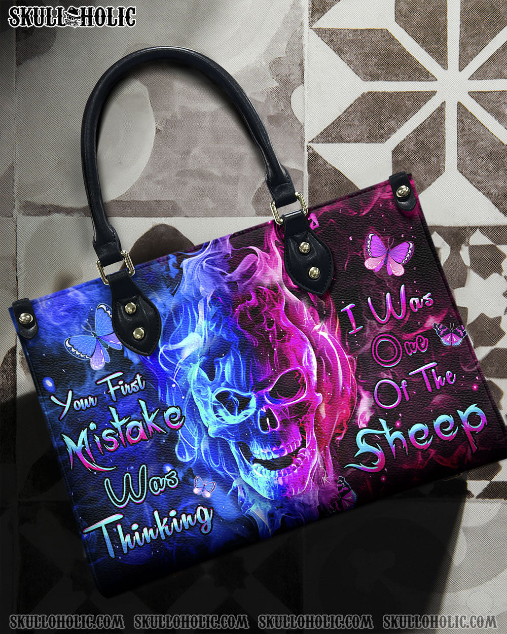 YOUR FIRST MISTAKE LEATHER HANDBAG - YHHN2210244