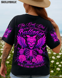 THE GOOD GIRL IN ME MESSY BUN SKELETON ALL OVER PRINT   - TLNT1605251