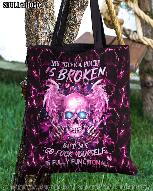 MY GIVE A F IS BROKEN TOTE BAG - YHHG2009234
