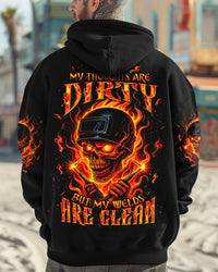 MY THOUGHTS ARE DIRTY SKULL ALL OVER PRINT - TLTW3007251
