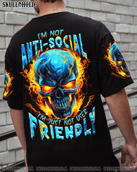 I'M NOT ANTI-SOCIAL MAD SKULL ALL OVER PRINT - TLNT1809233