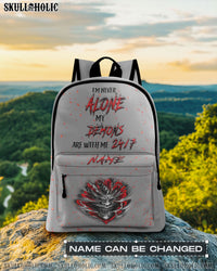 I'M NEVER ALONE SKULL DEMON BACKPACK - YHLN2508254