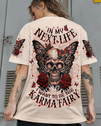 KARMA FAIRY SKULL BUTTERFLY ALL OVER PRINT - TLNO2612252