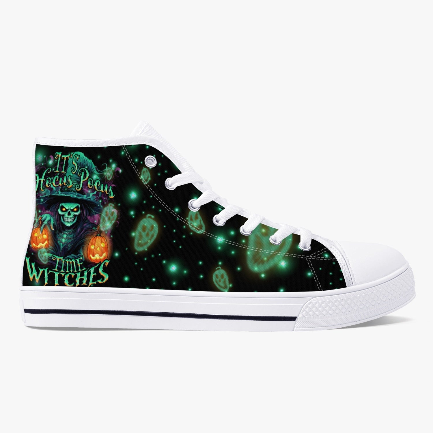 HOCUS POCUS HALLOWEEN HIGH TOP CANVAS SHOES - TYTD1808236