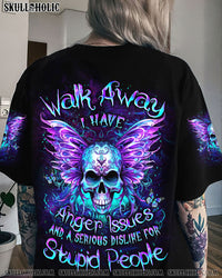 WALK AWAY SKULL WINGS ALL OVER PRINT - YHDU2211232