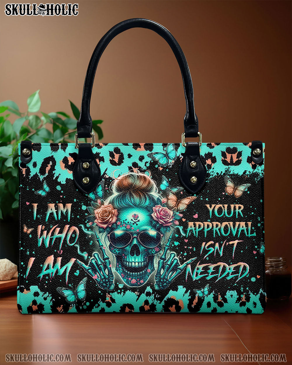 I AM WHO I AM LEATHER HANDBAG - YHHN0207244