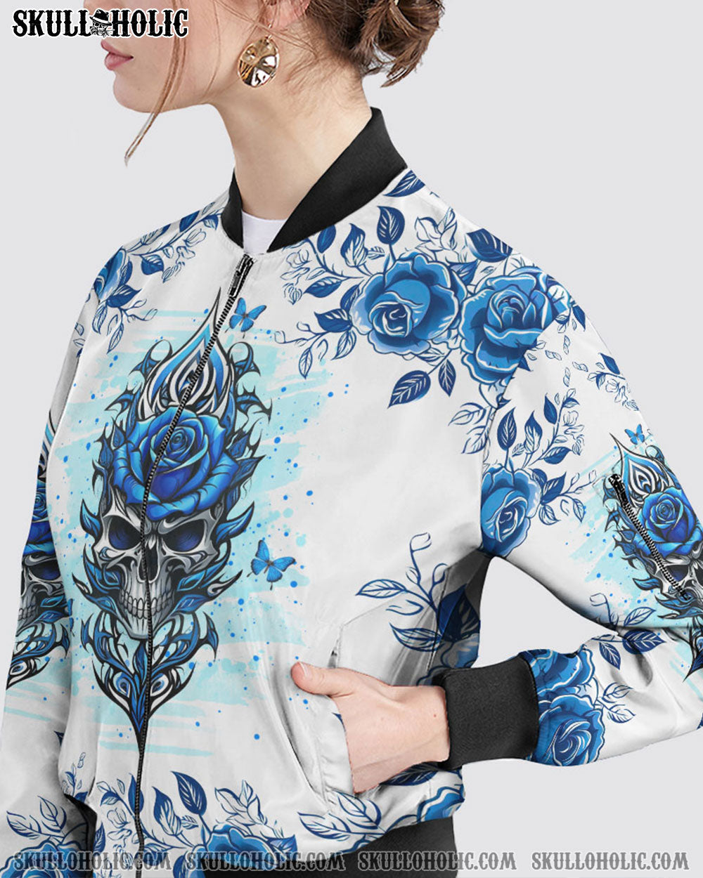 WARNING THIS TATTOOED GIRL BOMBER JACKET - TLNO0210247