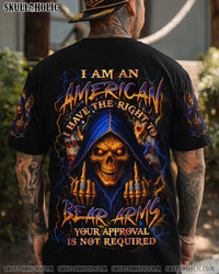 I AM AN AMERICAN SKULL ALL OVER PRINT - YHLN1507252