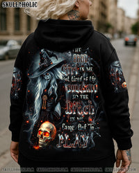 THE GOOD GIRL IN ME GOT TIRED SKULL HALLOWEEN ALL OVER PRINT - YHDU1607252