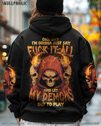 LET MY DEMONS OUT TO PLAY ALL OVER PRINT - TYTD3009253