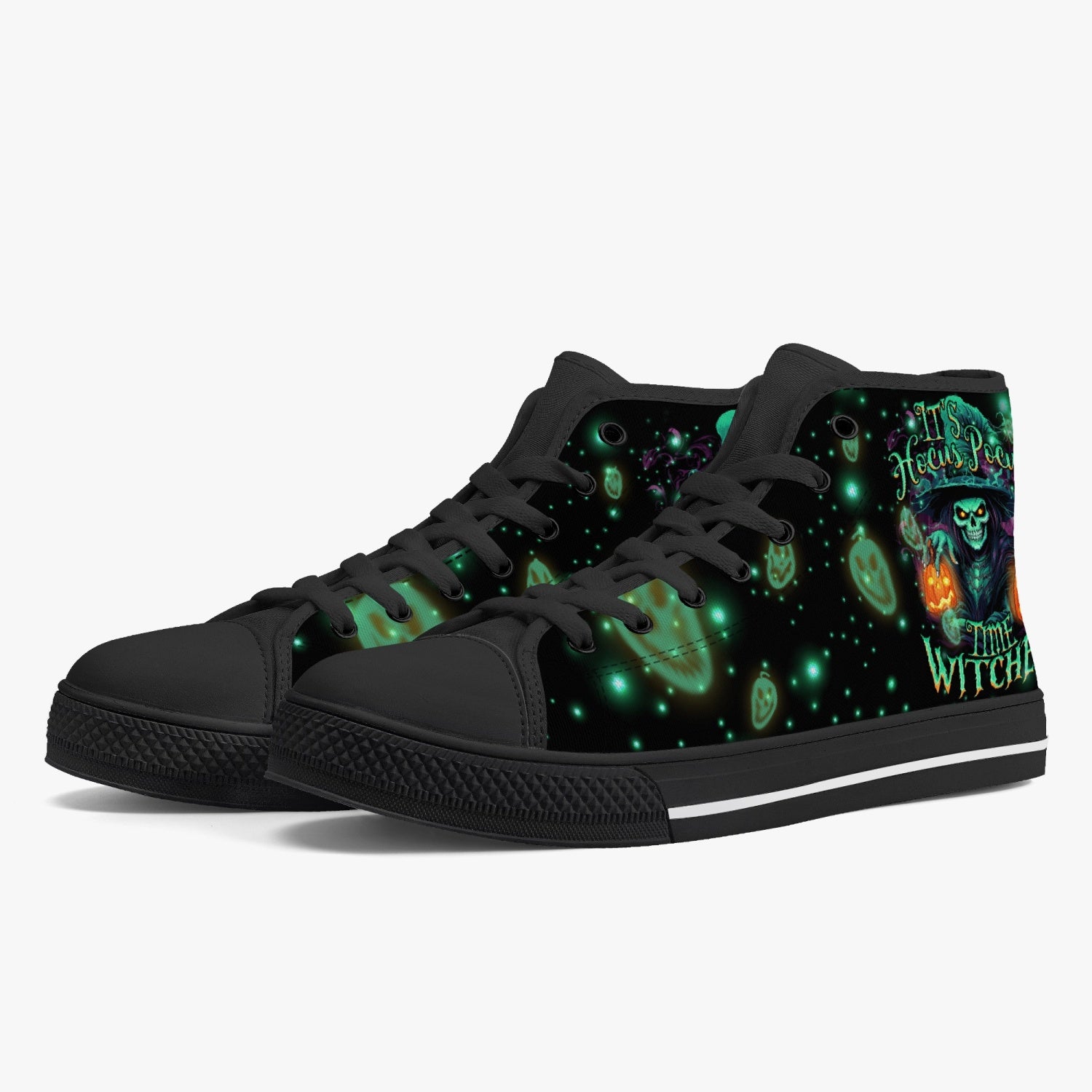 HOCUS POCUS HALLOWEEN HIGH TOP CANVAS SHOES - TYTD1808236