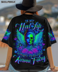 KARMA FAIRY SKULL MESSY BUN ALL OVER PRINT - TLNO2905252