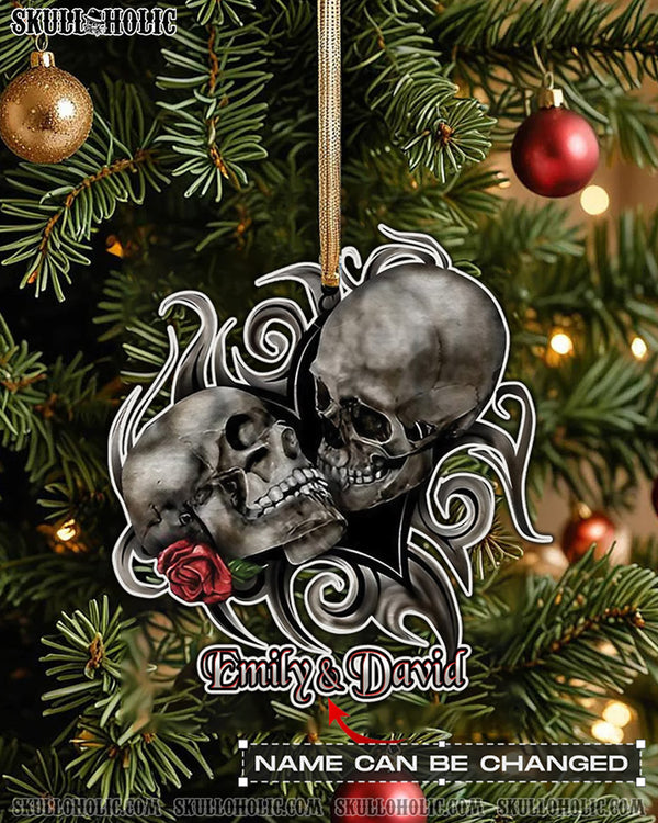 SKULL COUPLE ORNAMENT & KEYCHAIN - YHHN2608255