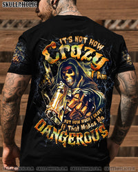 IT'S NOT HOW CRAZY I AM SKULL  ALL OVER PRINT - TLTW1410252