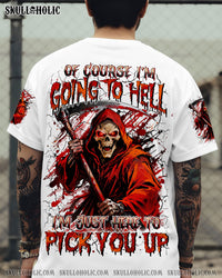 OF COURSE I'M GOING TO HELL SKULL ALL OVER PRINT - YHHN1310252